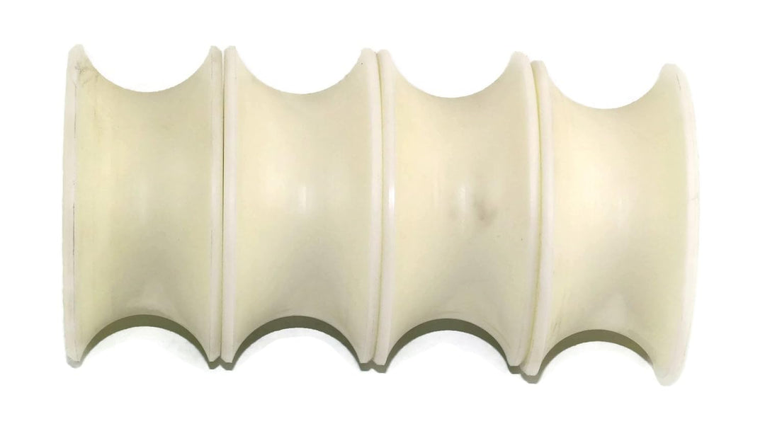 (80-34-12) 4 Stück x 80mm Durchmesser gefräste Nylon-Riemenscheibe verschiedene Rillengrössen Made i