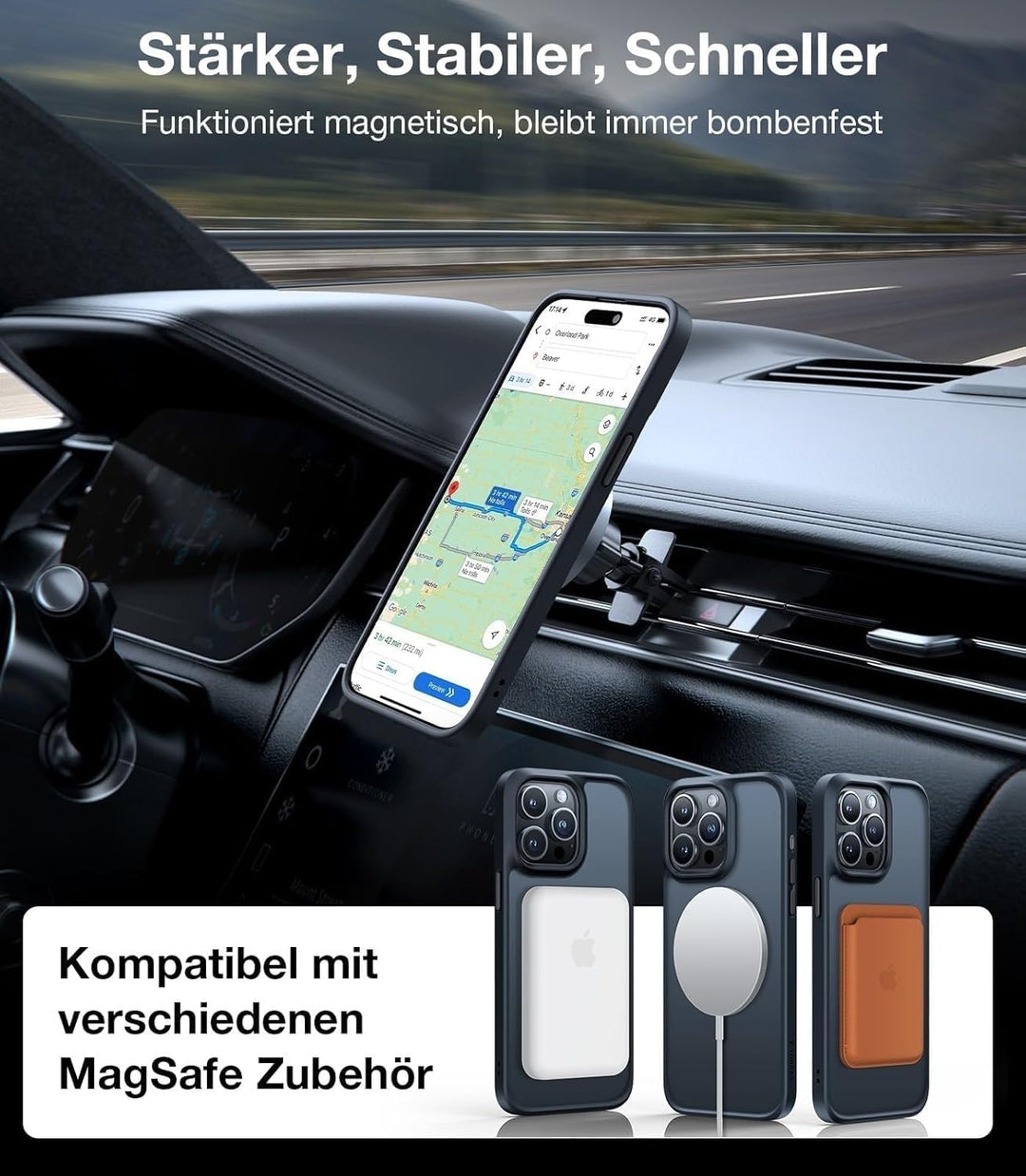 TORRAS für iPhone 14 Pro Hülle für MagSafe (Zertifizierte Schutzfähigkeit und Magnetkraft) Handyhüll