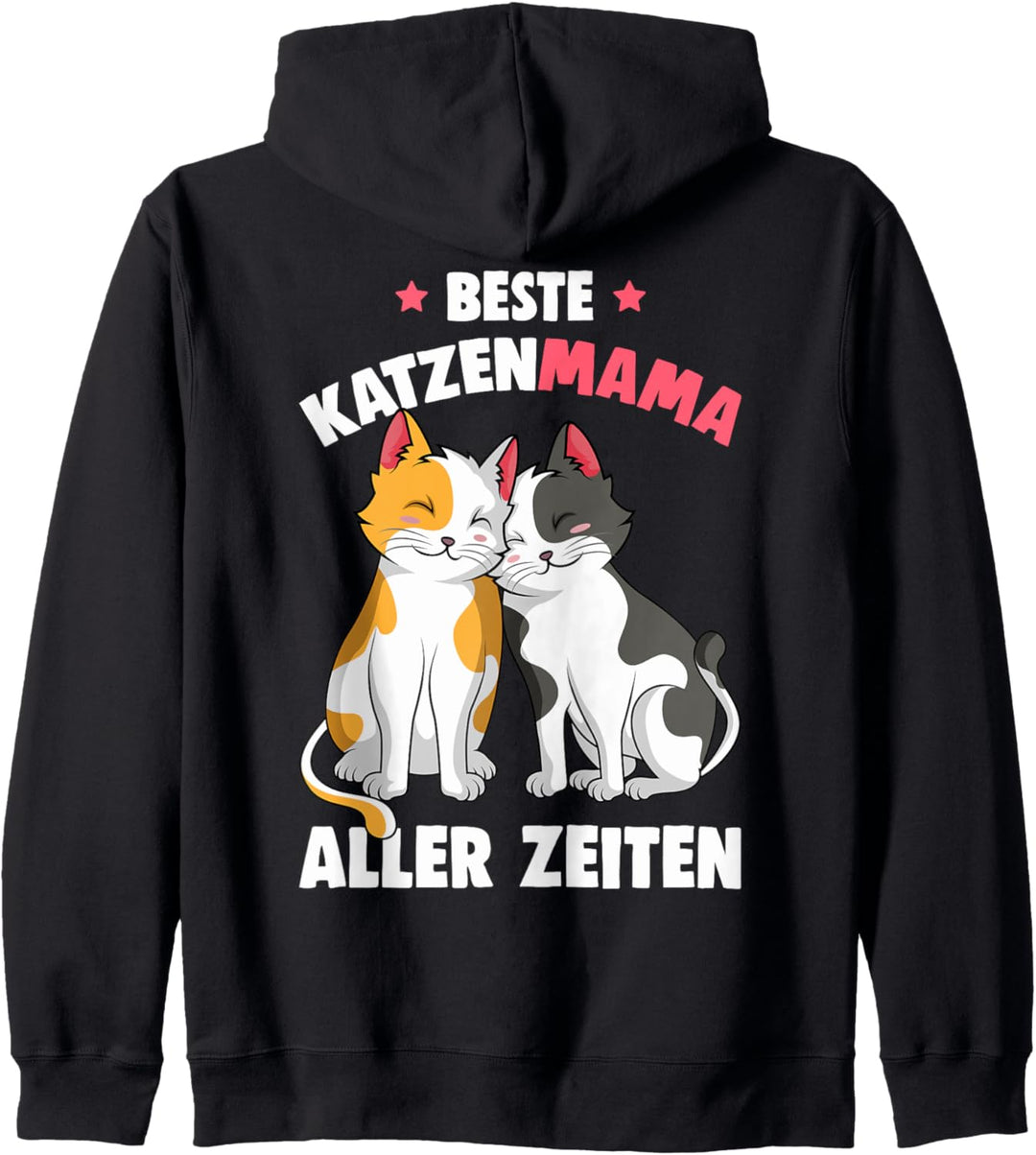 Beste Katzen Mama aller Zeiten Katzenmama Katze Damen Kapuzenjacke