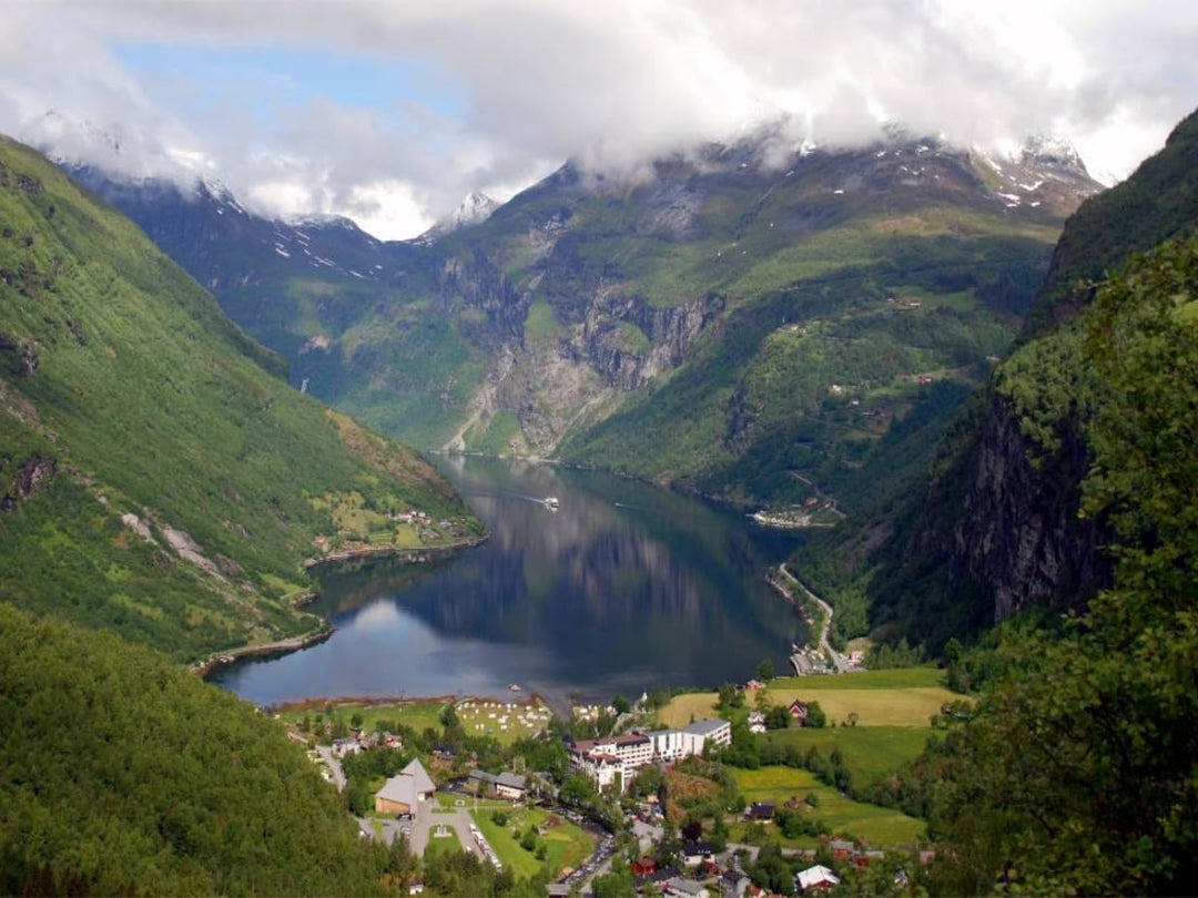 CALVENDO Puzzle Geiranger Fjord, Norwegen 1000 Teile Lege-Grösse 64 x 48 cm Foto-Puzzle Bild von GUG