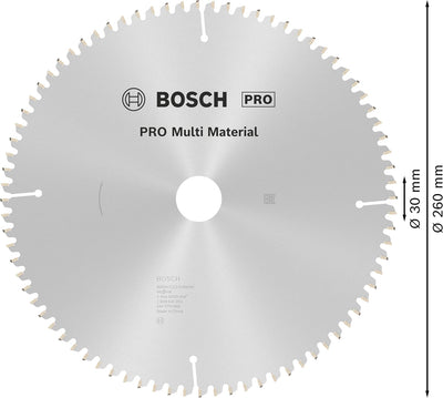 Bosch Accessories Bosch Professional 1x Kreissägeblatt Multi Material (für Multimaterial, Sägeblatt