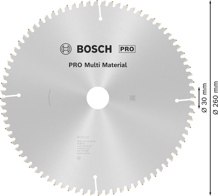 Bosch Accessories Bosch Professional 1x Kreissägeblatt Multi Material (für Multimaterial, Sägeblatt