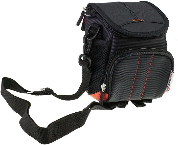 Navitech Schwarz Kamera Umhängetasche - Kompatibel mit dem Oiadek 4K 48MP Autofocus Vlogging Camera