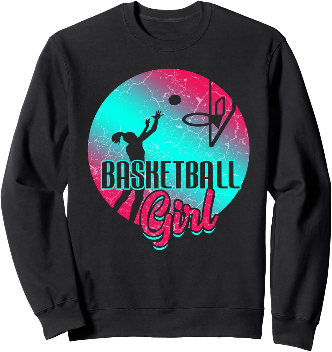 Schulsport Basketballspieler Basketball Mädchen Sweatshirt