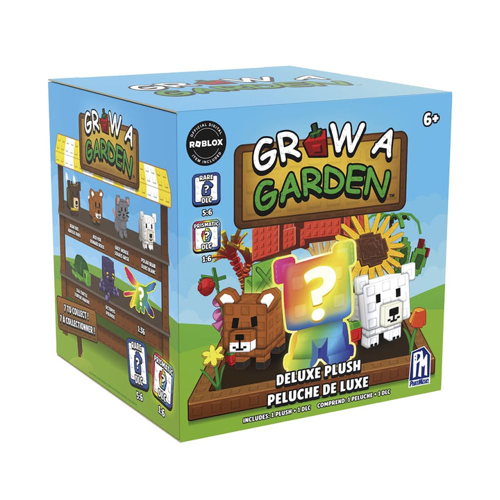 Grow a Garden Plüsch-Überraschung, 20 cm, Deluxe, grosses Plüschtier mit epischem DLC-Cod, Sammelpup
