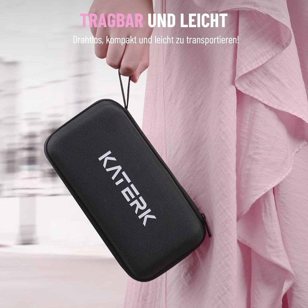 Katerk Mini Akku Multifunktionswerkzeug,5 Gang Rotationswerkzeug Set,5000-20000 U/min & 70 Zubehörte