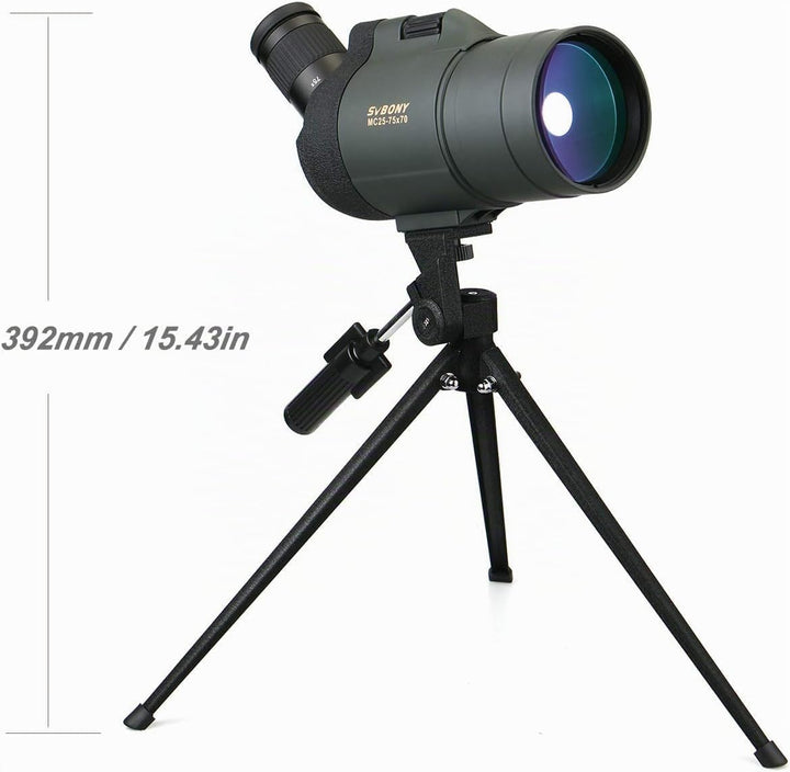 Svbony SV41 Mak Spektiv mit WiFi-Kamera Und Adapter M48 auf M42, 25-75x70 Mak Telescope, BAK4 Prism