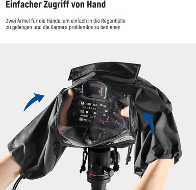 NEEWER Kamera Regenschutz, klein, strapazierfähiges Nylon, kompatibel mit Sony A7 A9 Canon 7D 5D Nik