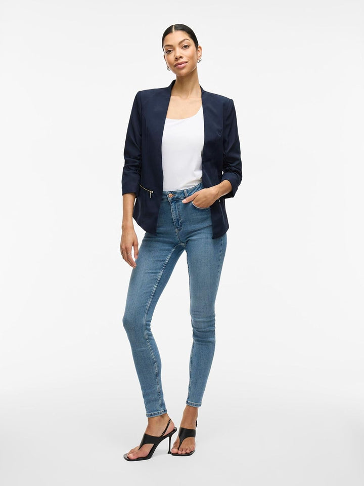 Vila Damen Blazer 36 Navy Blazer, 36 Navy Blazer