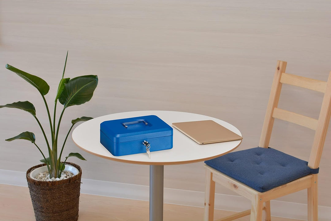 ARREGUI Elegant C9235 Geldkassette aus Stahl | Geldbox | 25 cm breit | Abschliessbare Kasse mit Geld