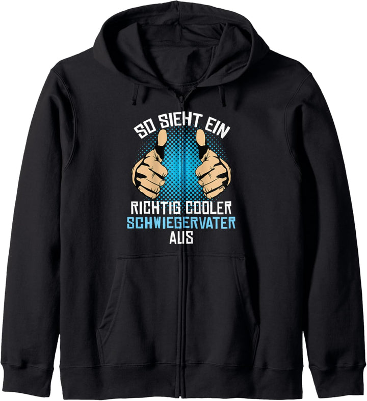 Schwiegervater Geschenk Bester Cooler Schwiegervater der Wel Kapuzenjacke