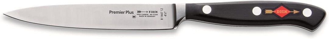 F. DICK Premier Plus Officemesser (Klingenlänge 12 cm, Kochmesser, Gemüsemesser, Küchenmesser, Härte