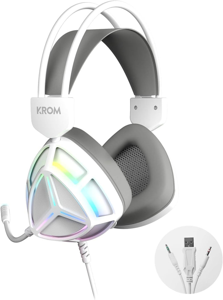 KROM Klass – 4-in 1 Gaming-Set: Mechanische TKL, Tastatur RGB, spanisches Layout, optische Maus mit