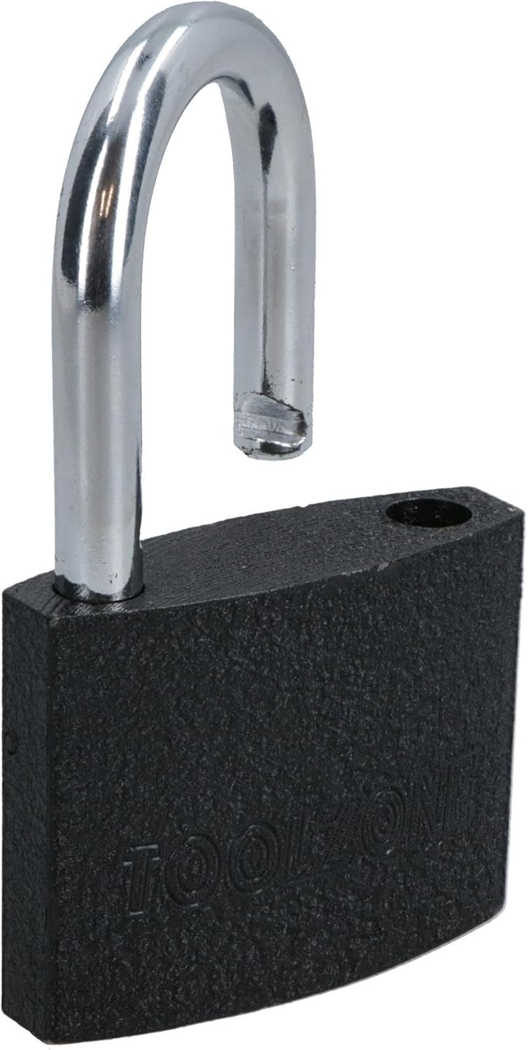 AB Tools-Toolzone Vorhängeschlösser aus Gusseisen, strapazierfähig, mit 3 Schlüsseln 12 Locks 75 mm