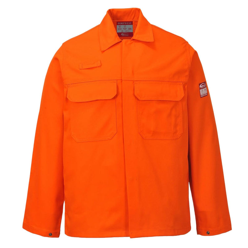 Portwest BIZ2 Herren Flammenresistente Bizweld FR Arbeitsjacke Orange, XXL XXL Orange, XXL Orange