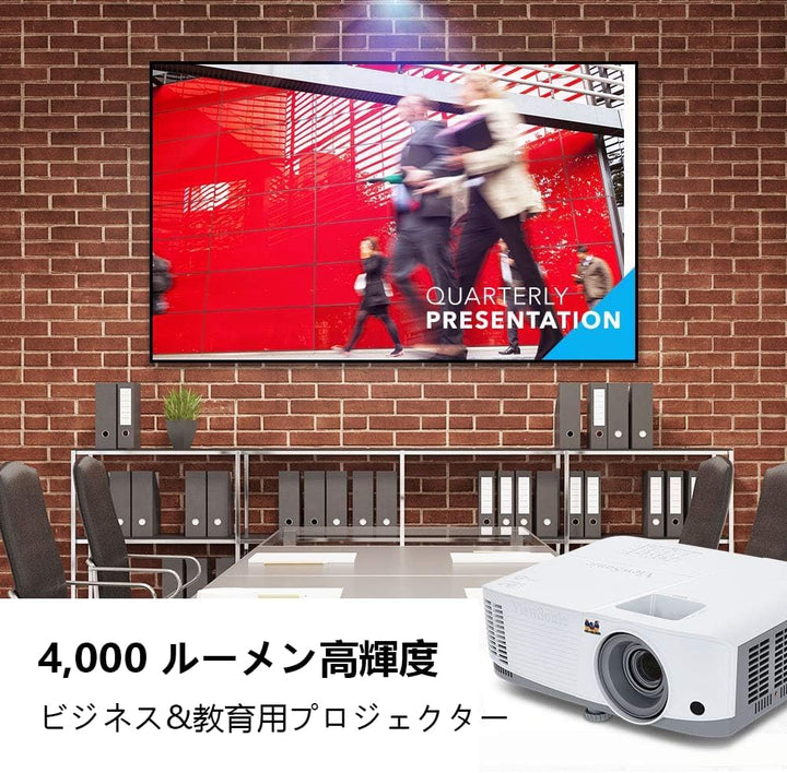 Viewsonic PA503W 3D Heimkino DLP Beamer (WXGA, 3.600 ANSI Lumen, HDMI, 2 Watt Lautsprecher, 1.1x opt