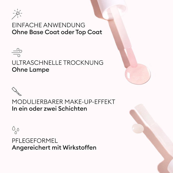Manucurist Active Icons Duo Nagellack Set – Active Bright und Active Plump Nagellacke – Nagelhärter
