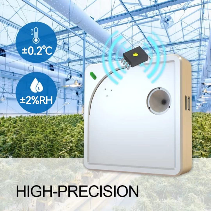 UbiBot WS1 | WLAN-fähiger Temperatur- und Feuchtigkeitsmesser, drahtloses Thermo- und Hygrometer, Ap