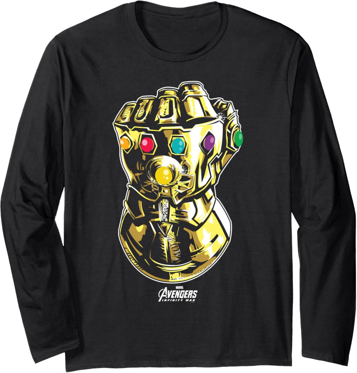 Marvel Avengers: Infinity War Golden Gauntlet Langarmshirt