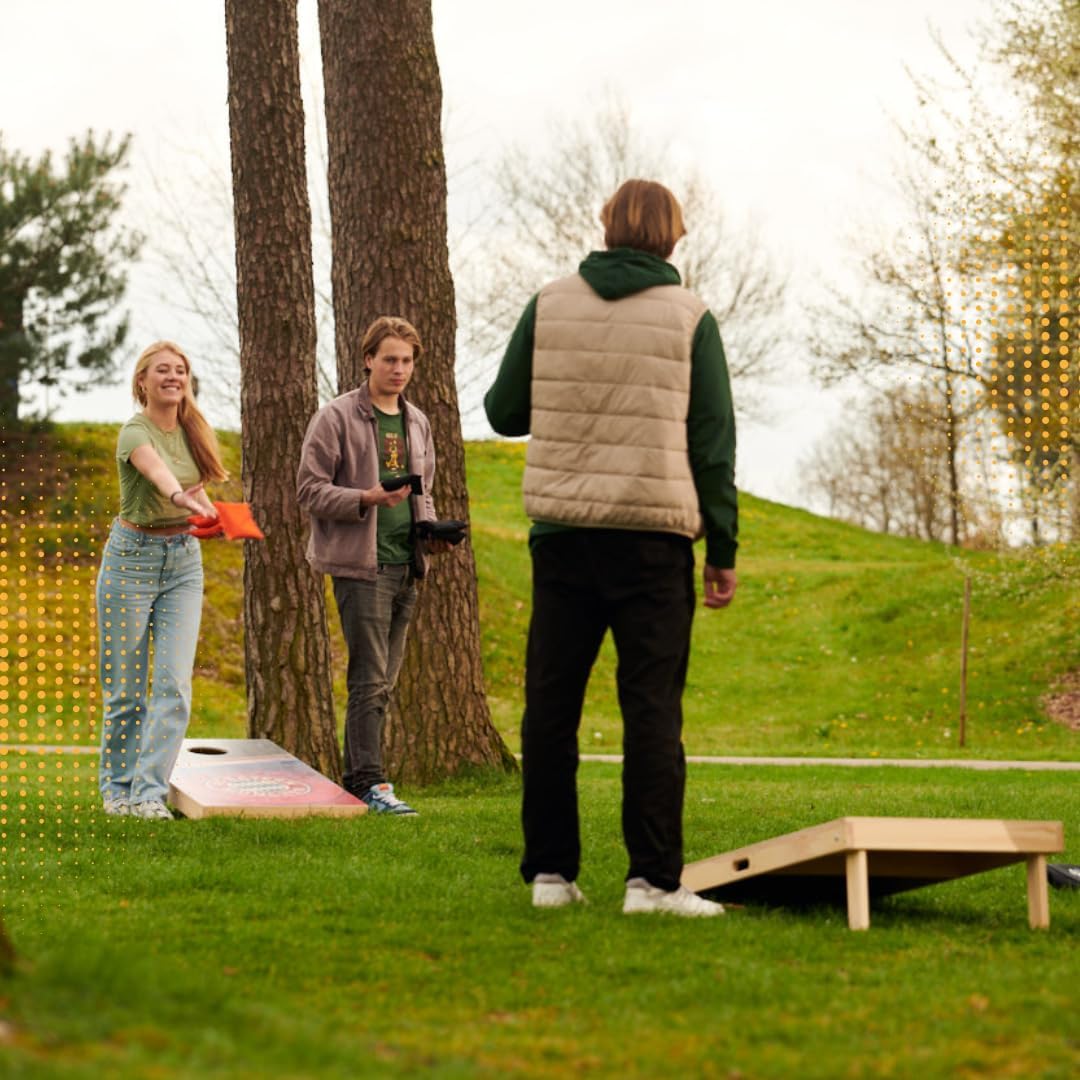 Cornhole Set – 120 x 60 cm - Sackloch Spiel – Wicked Wood – offiziell ACL-lizensiertes Set of Boards