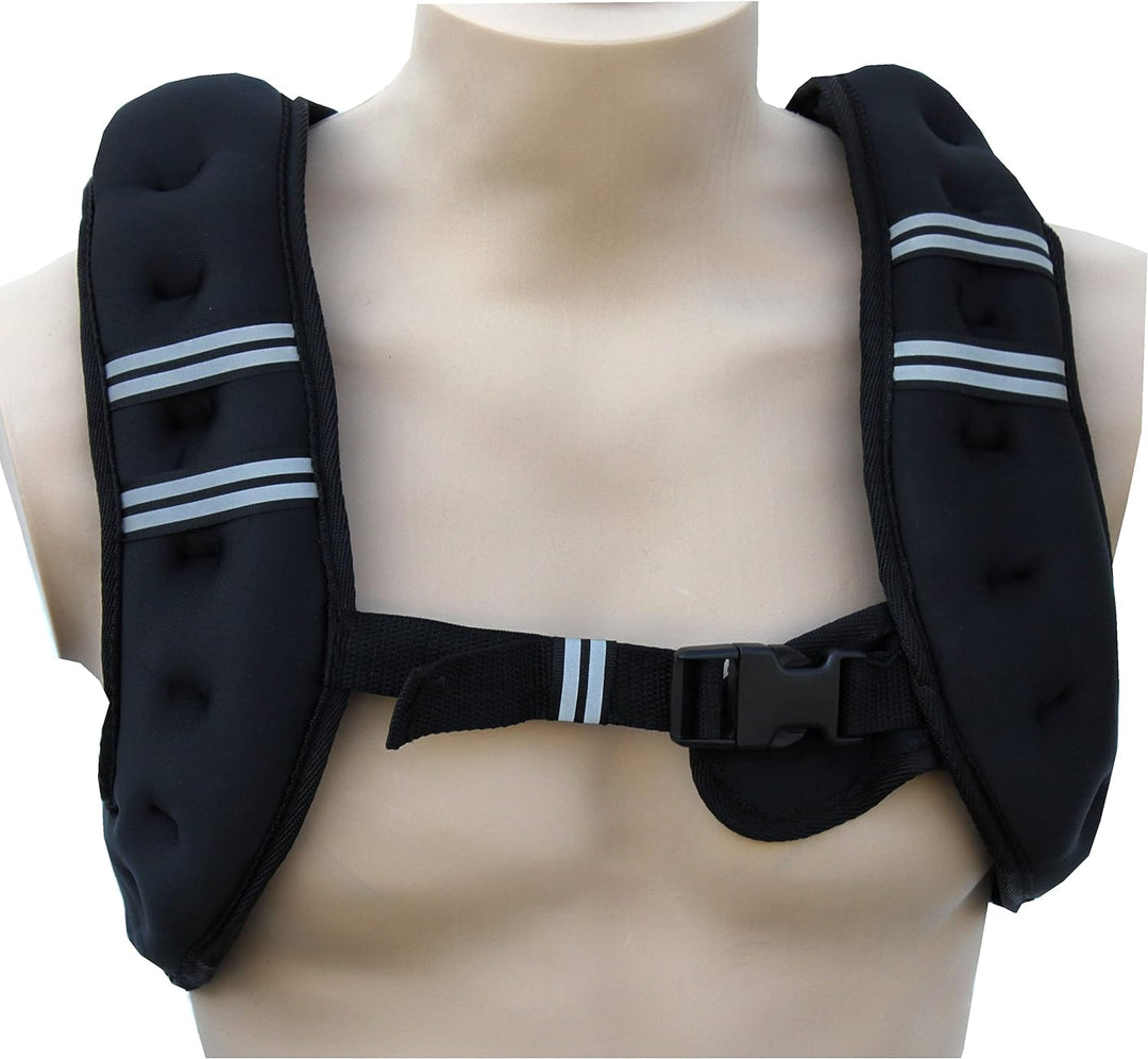 Lisaro Gewichtsweste 5-kg | ideal für Lauf Training | Gewichtsweste X-Style | Trainingsweste für Fit