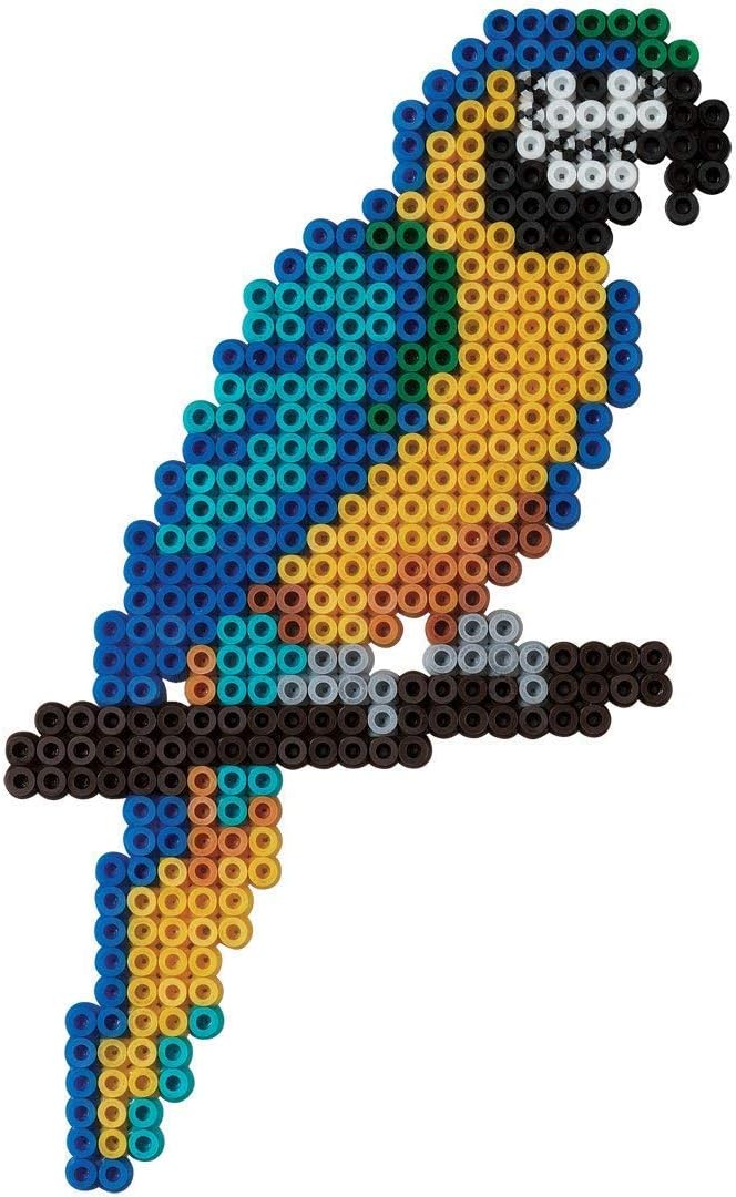 Hama Perlen 3147 Geschenk-Set Meine Haustiere mit ca. 4.000 bunten Midi Bügelperlen mit Durchmesser