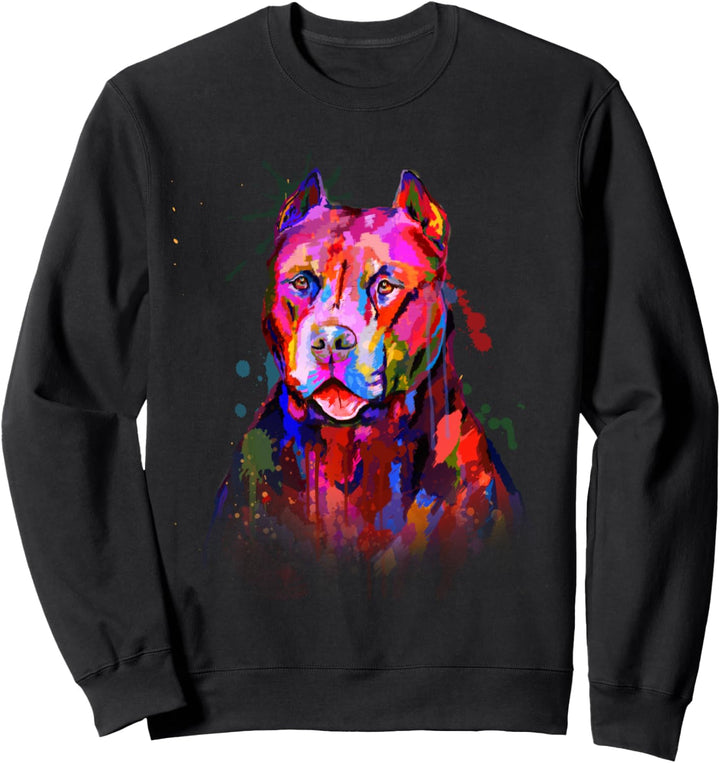 Pitbull Hund für eine Pitbull Mama Sweatshirt