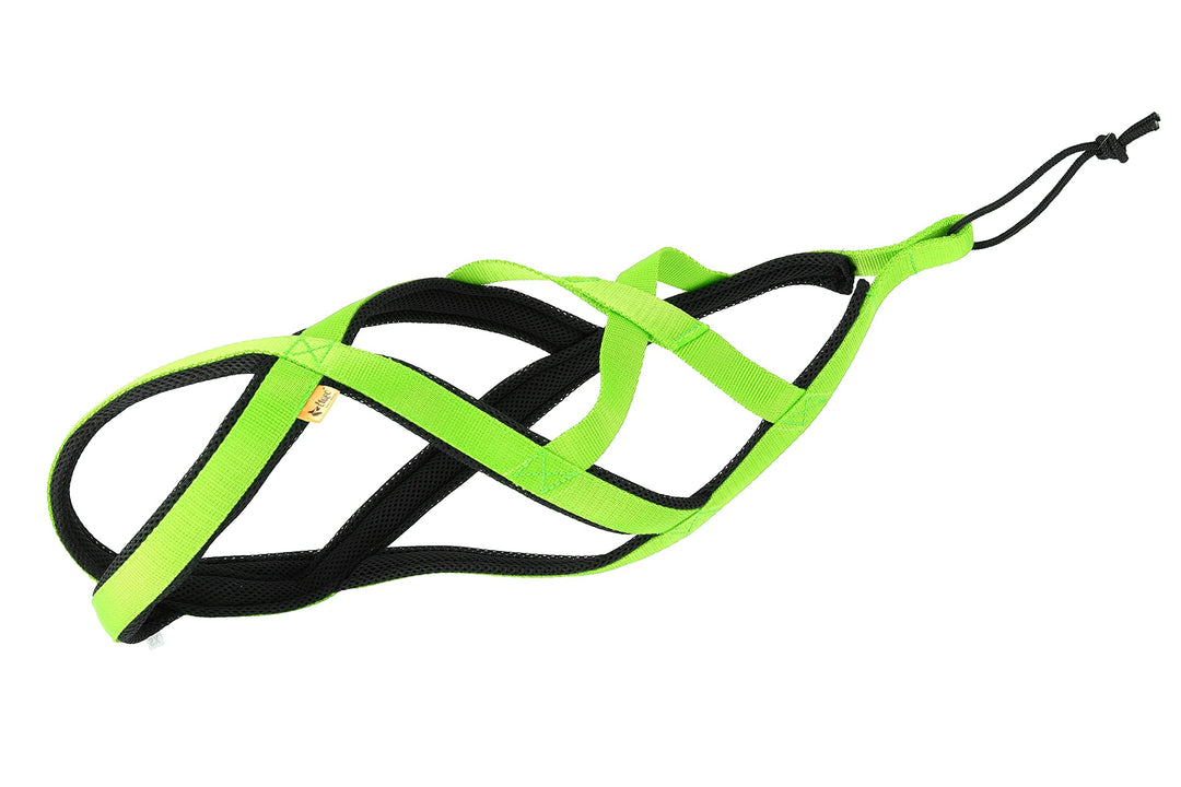 Dingo Hundegeschirre Sled Farbe Grün Zuggeschirr Canicross Bike-Ski-Jöring Training Dogtrekking Gros
