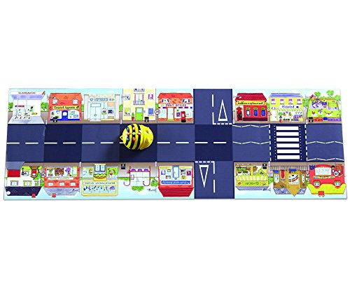 tts - Bee-Bot Strassen-Spielfeld für Bodenroboter - Logikspiele Lernroboter Zubehör