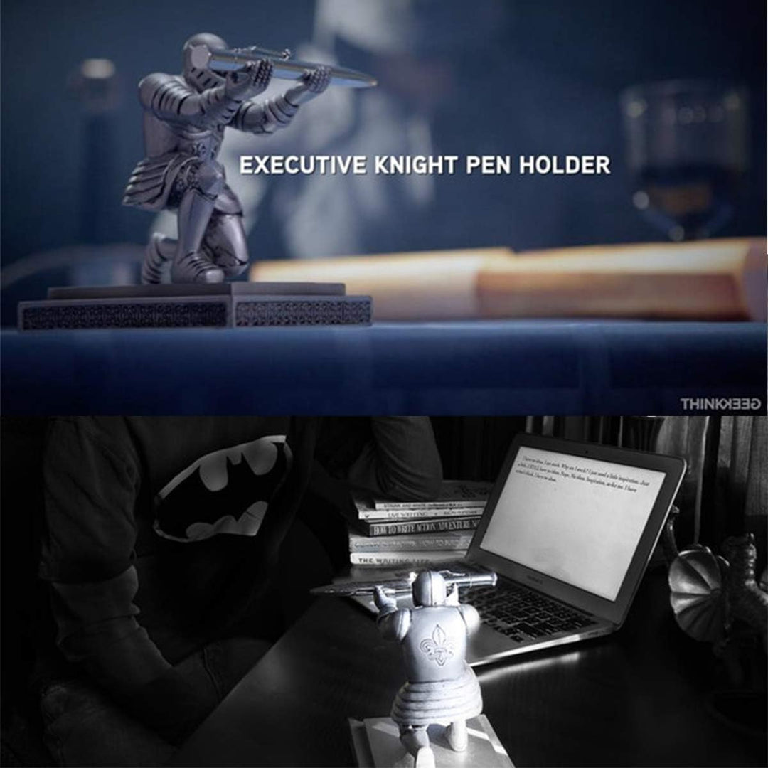 PORRASSO Stifthalter Creative Executive Cavalier Stationäre Pen Holder Desktop Feine Dekoration Büro