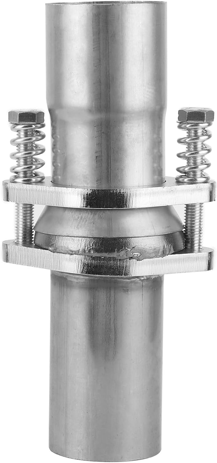 KIMISS Auspuff-Federbolzen-Flansch, Auspuffflansch-Federbolzen-Reparaturrohr-Kit Quick Fix 2,25 Zoll