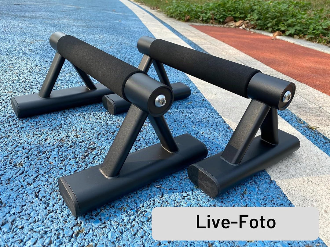 SELEWAERE Calisthenics Equipment Liegestützgriffe - Rutschfest Parallettes Handstand Griffe Robuste