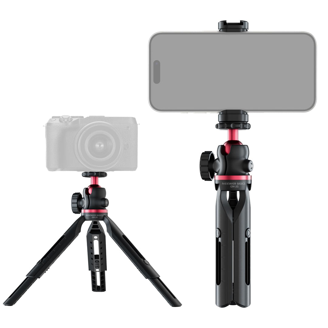 NEEWER Entry Level Version Mini Stativ für Kamera, 360° Kleiner tragbarer Tischhalter für DSLR Webca