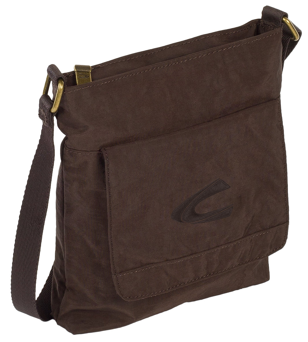 camel active Journey Herren Umhängetasche Crossbody Bag Klein Beige 23x5x23, Beige 23x5x23