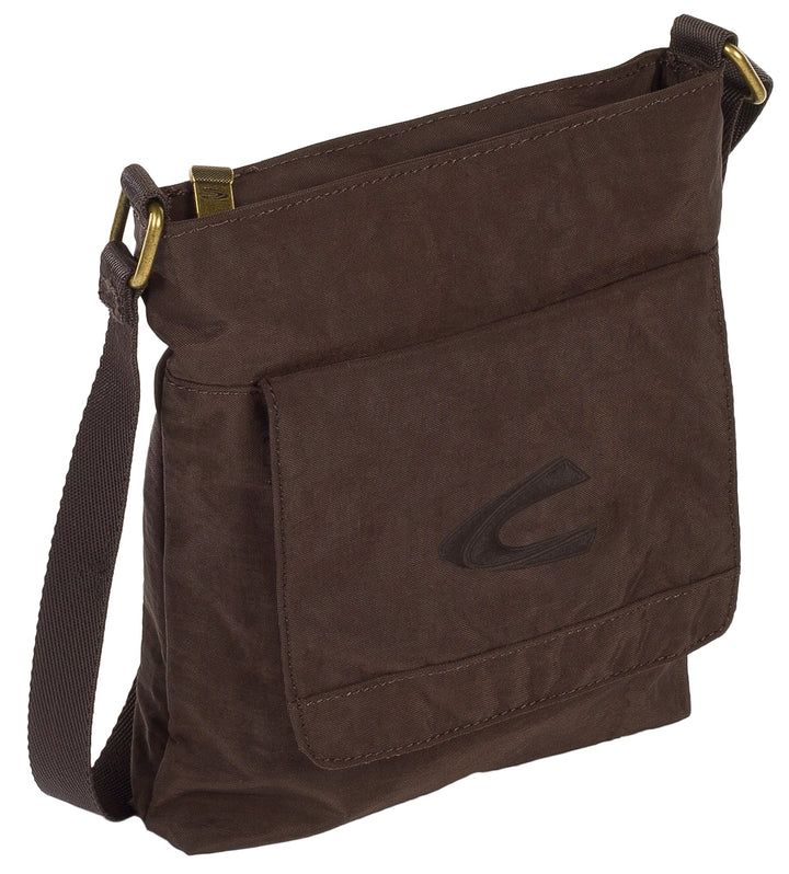 camel active Journey Herren Umhängetasche Crossbody Bag Klein Beige 23x5x23, Beige 23x5x23