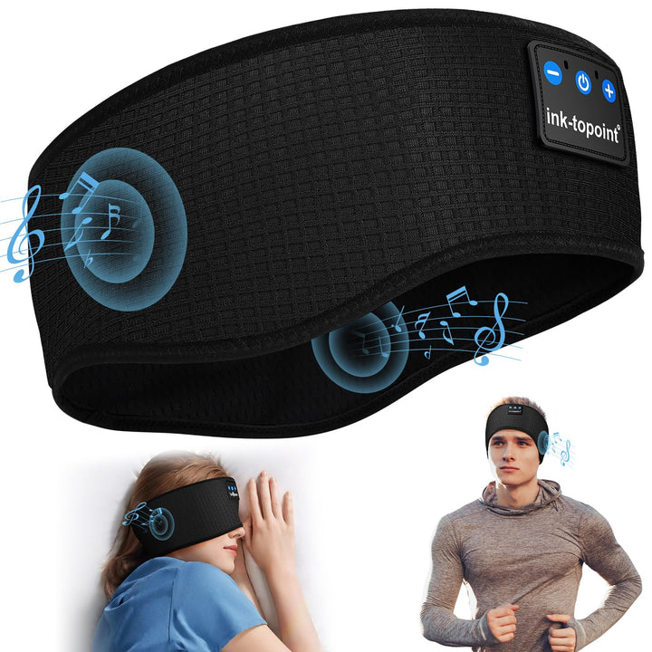 Schlafkopfhörer Bluetooth,Schlaf Kopfhörer Stirnband Bluetooth 5.4 Kopfhörer Geschenk für Männer/Fra