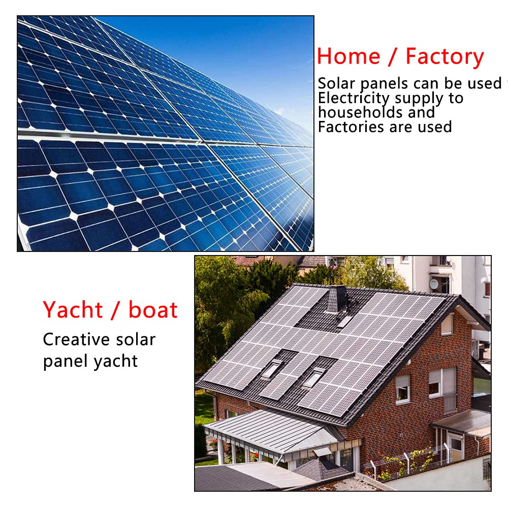 Flexibles 500W Solarpanel Kit 5 * 100W Monokristallin Solarzelle Solarladung mit 50A Controller USB