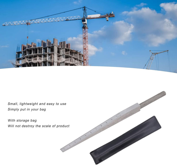 Kegellehre Edelstahl-Fühlerlehre, 0,5-11 Mm Kegelspaltlehre Schweisskeil Fühlerlehre Spaltlehre Loch