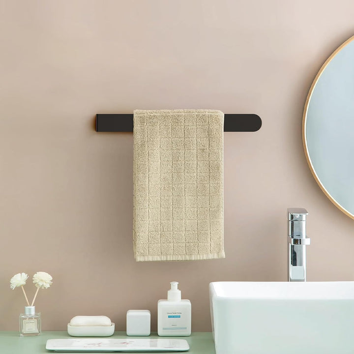 Ibergrif Handtuchhalter ohne Bohren, 37CM 304 Edelstahl Handtuchstange zum Kleben für Bad & Küche (P