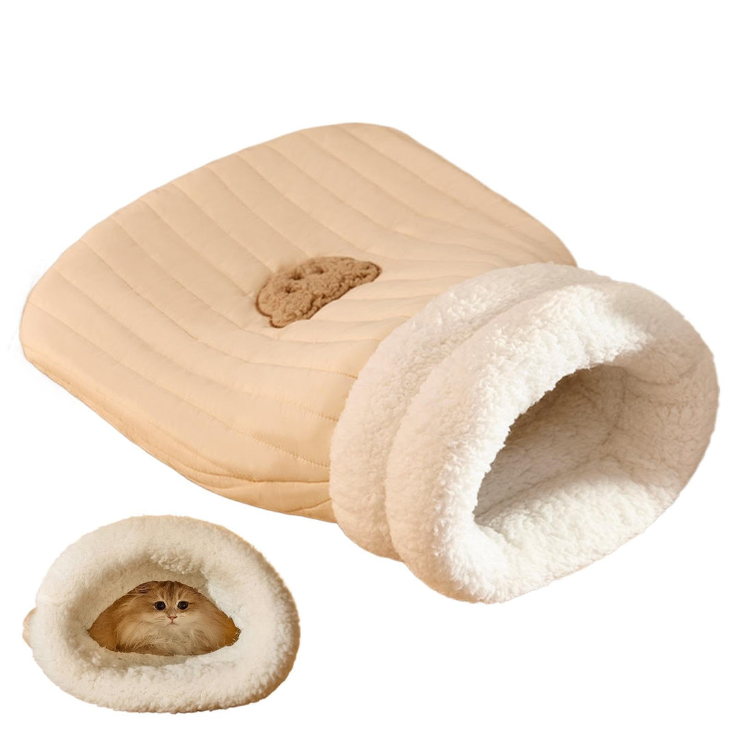 Sobeta Katzenschlafsack | Cat Sleeping Bag | Halbgeschlossenes Haustierschlafbett | Winterschlafsack
