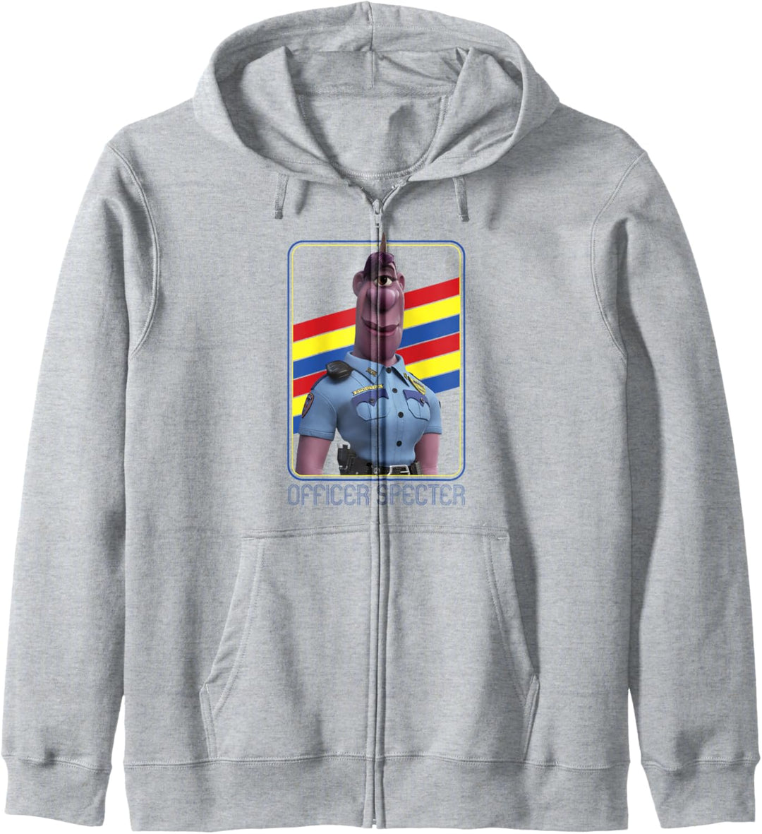 Disney Pixar Onward Officer Specter Retro Rainbow Portrait Kapuzenjacke