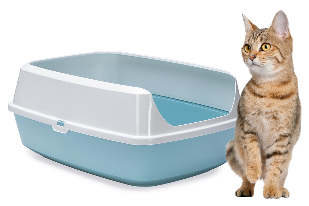 Karlie 522871 Katzentoilette Mary Loo Eco L: 50 B: 38,3 H: 21,4 cm, Aquarelle, Aquarelle