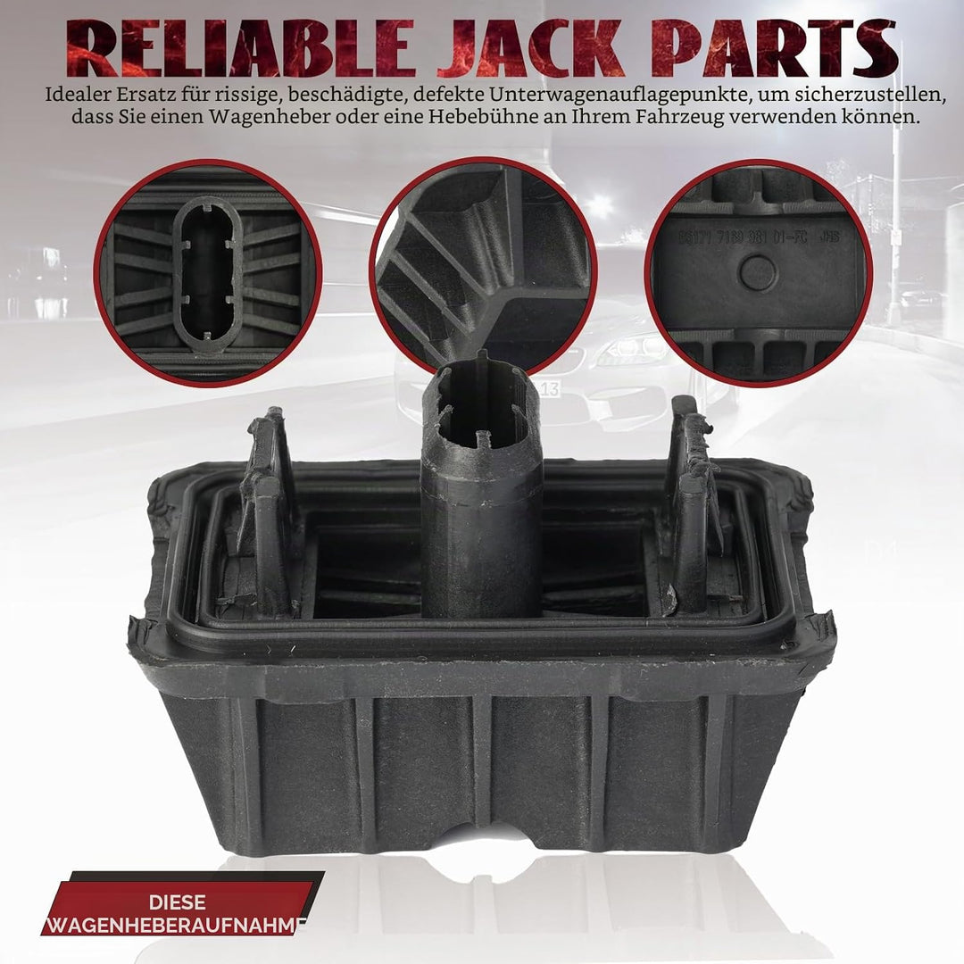 Wagenheber Aufnahme Adapter Gummiauflage Hebebühne Gummiblock Wagenheberaufnahme Pad für BMW E81 E82