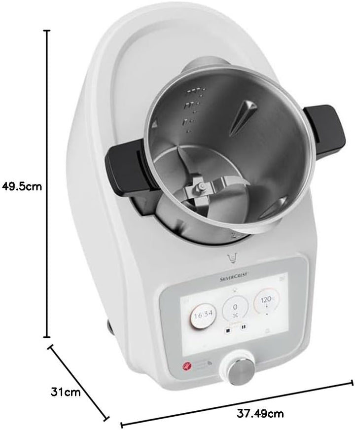 PSIDE SILVERCREST® KITCHEN TOOLS Monsieur Cuisine Connect SKMC 1100 A1, 1100 W, Küchenmaschine 1 Stü