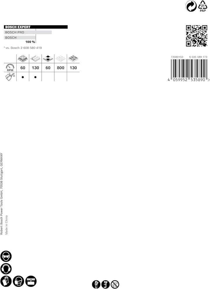 Bosch Professional 1x Expert Tough Material Lochsäge (für Holz mit Metall, Ø 127 mm, Zubehör Schlagb
