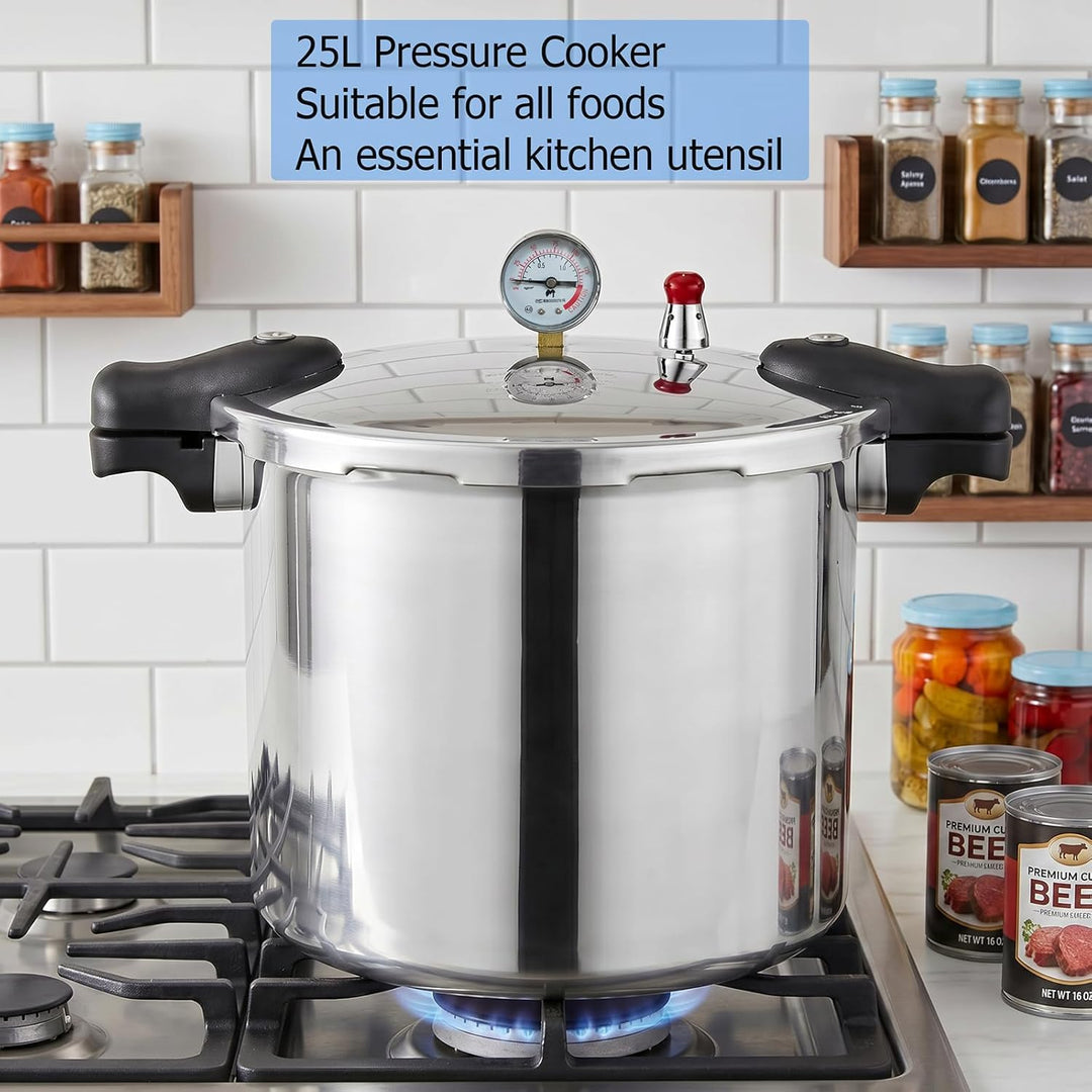 Gewerbliche Küche grosse Kapazität 25Liter Pressure Cooker,Mit Dampfkorb perfect dampfkochtopf Verbr