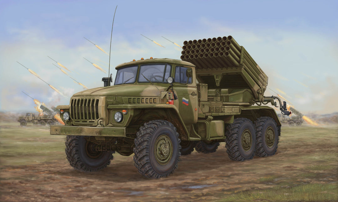 Trumpeter 1/35 BM-21 Hail MRL, Späte Version, TSM-1014, Mehrfarbig