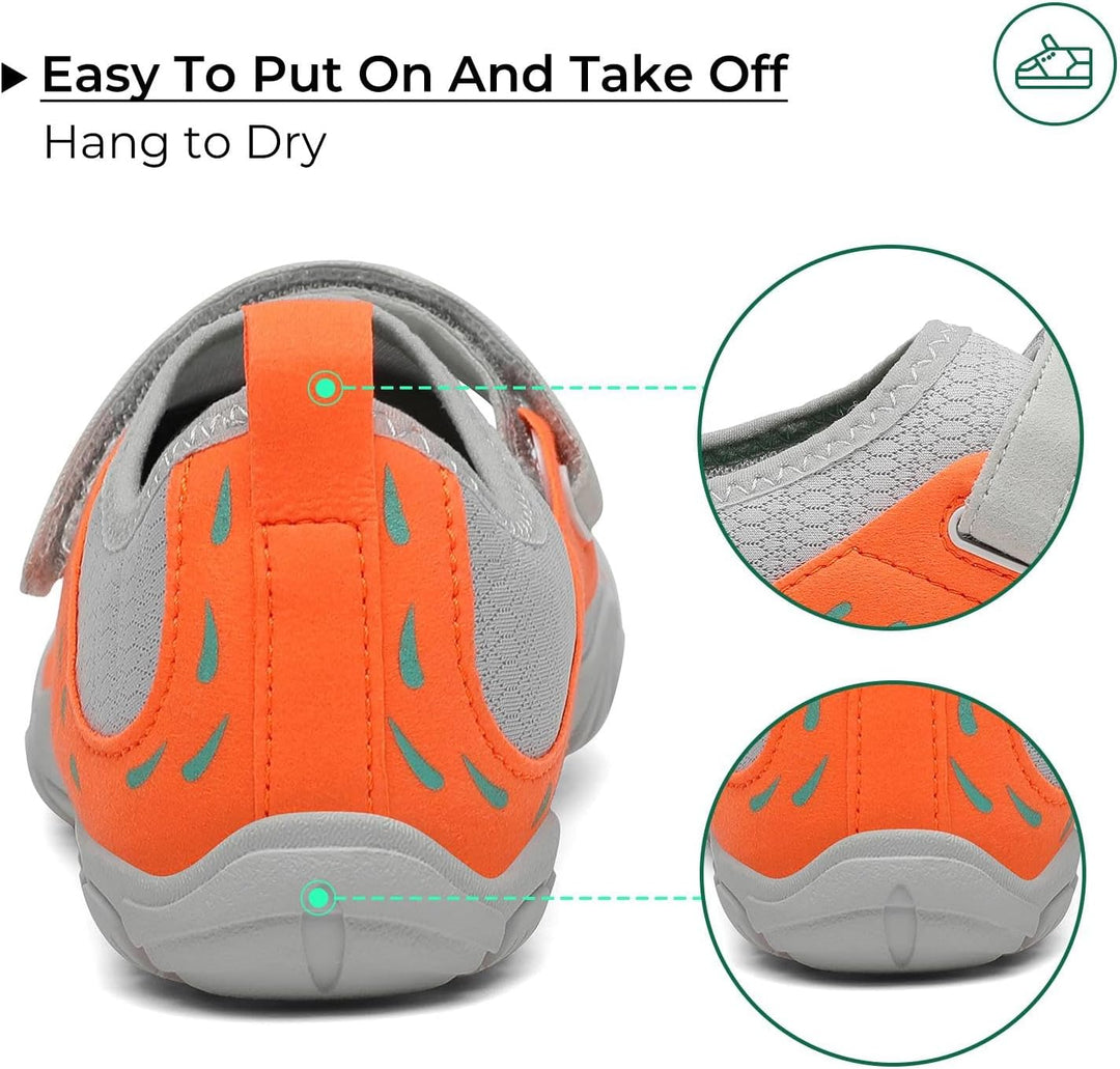 SAGUARO Badeschuhe für Herren Damen - 7/9 Drainagelöcher Schnelltrocknende rutschfest, Gr 35-48 40 E