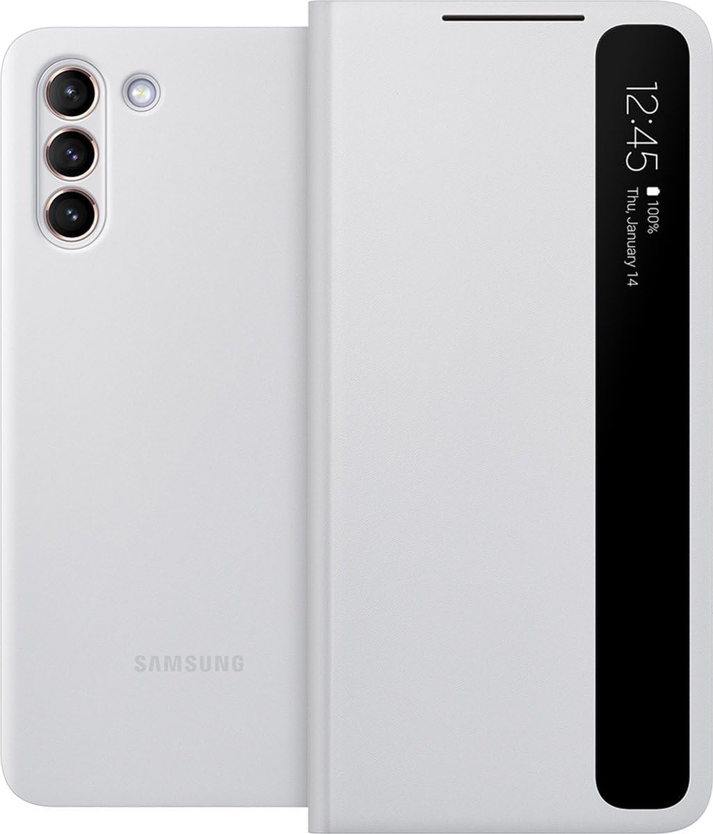 Samsung Clear View Cover für G996B Samsung Galaxy S21+ - light grey, Cover