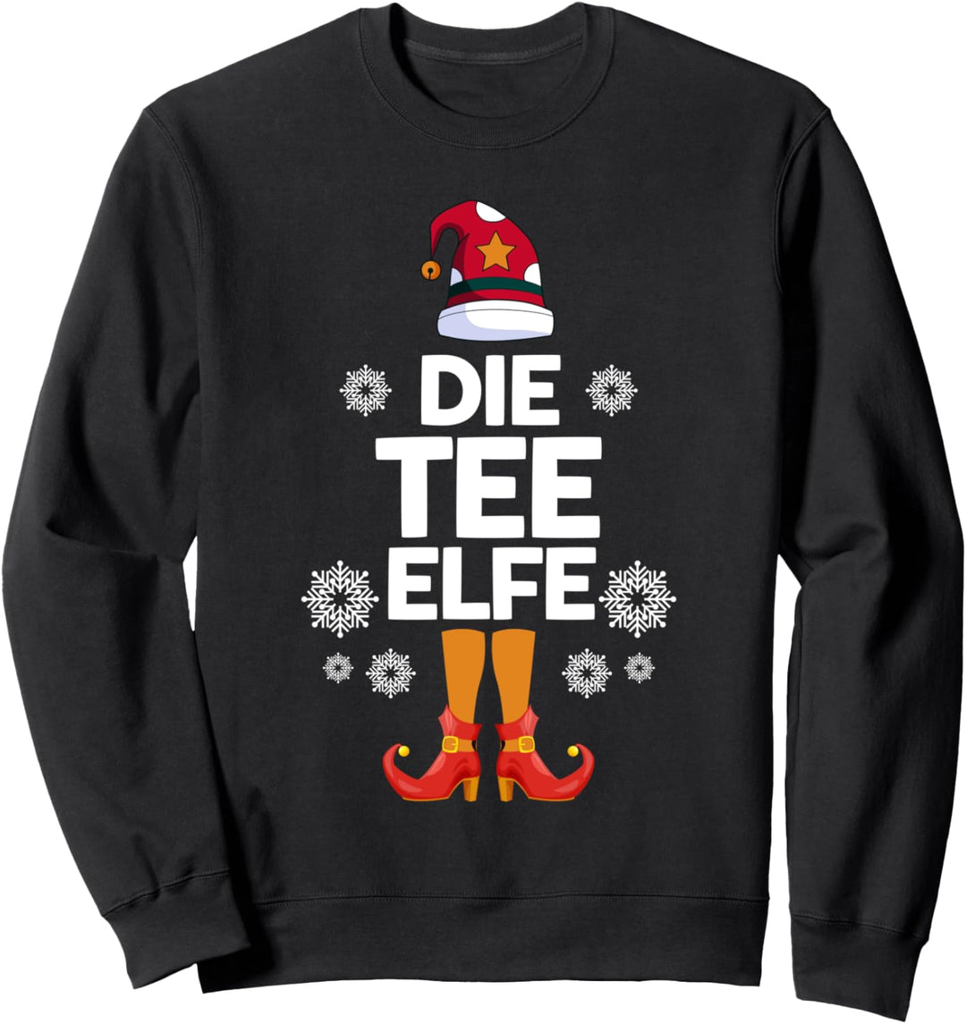Tee Elfe Elfen Familien Weihnachts Outfit Weihnachtself Sweatshirt